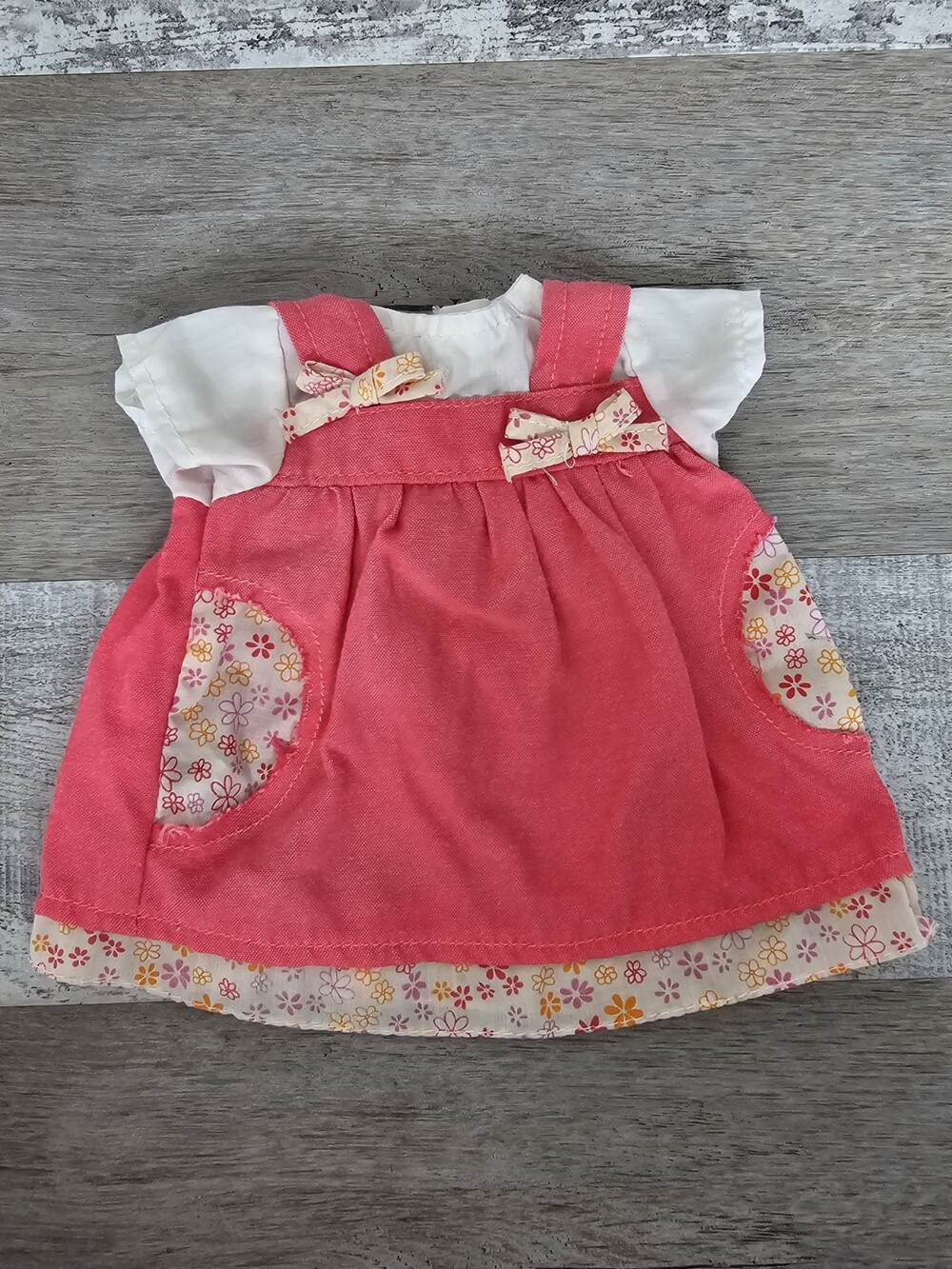 NENUCO Vtg Baby Doll FAMOSA Floral Pink Baby Dress Replacement Rare #36